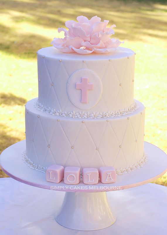 Baby Christening Cake