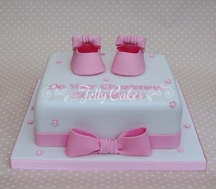 Baptism Christening Cake for Girl