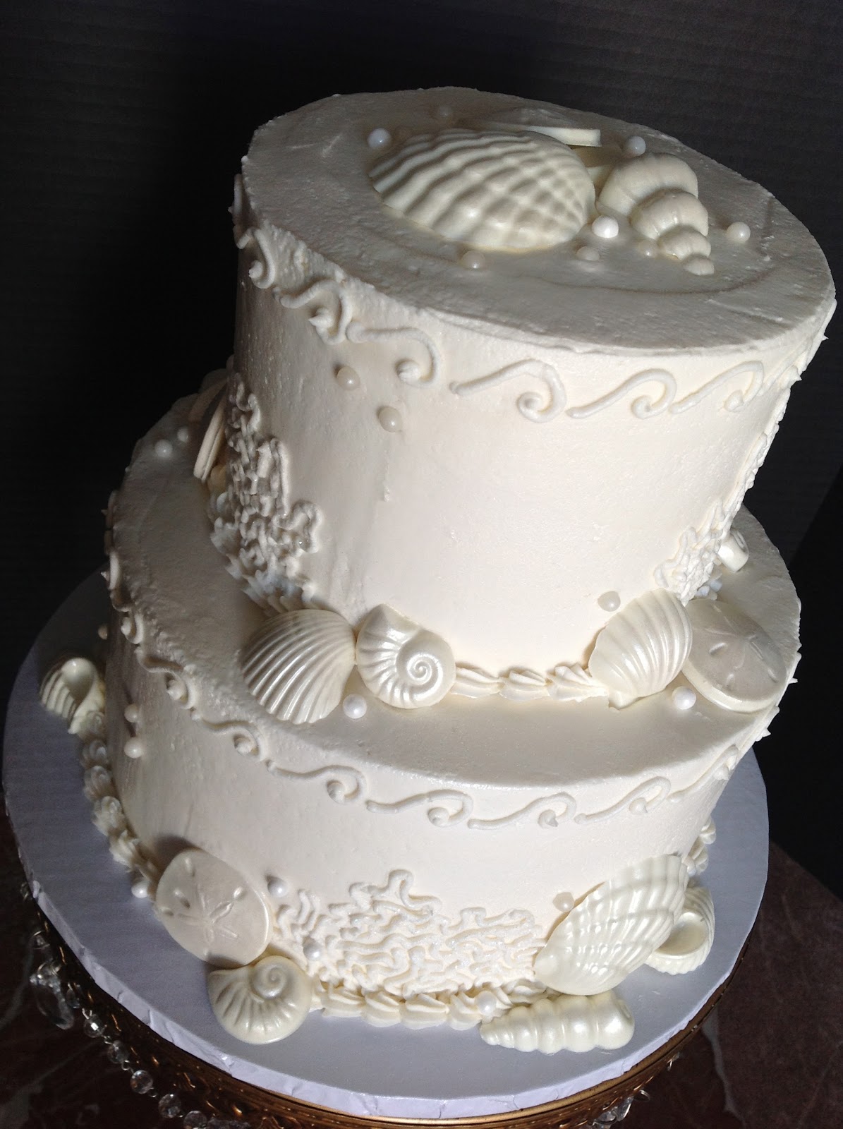 9 Photos of White Bridal Shower Cakes