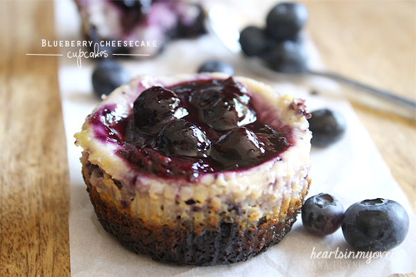 Blueberry Cheesecake Cupcakes