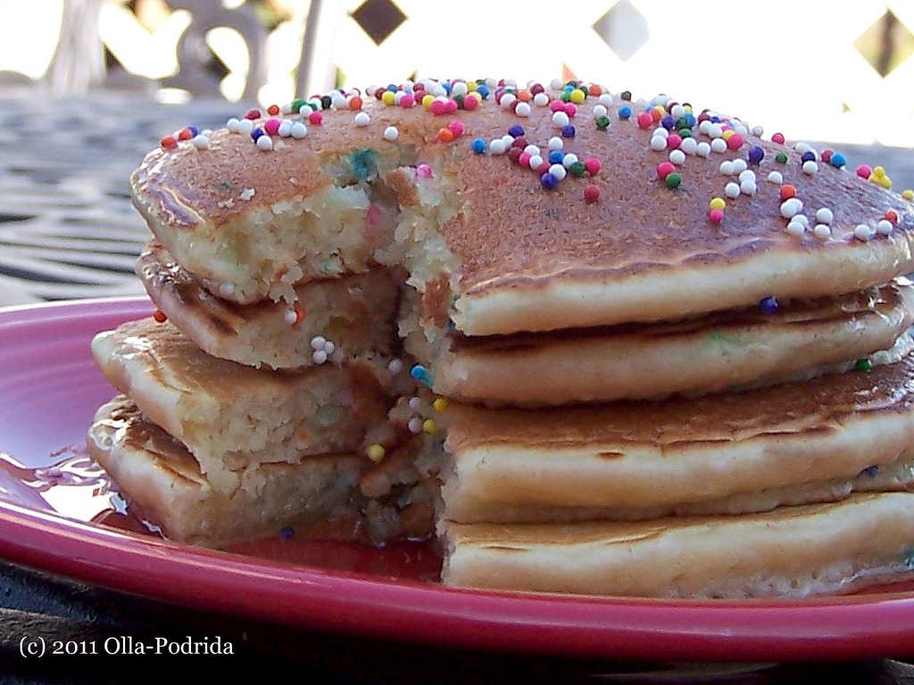 Cake Mix Pancakes