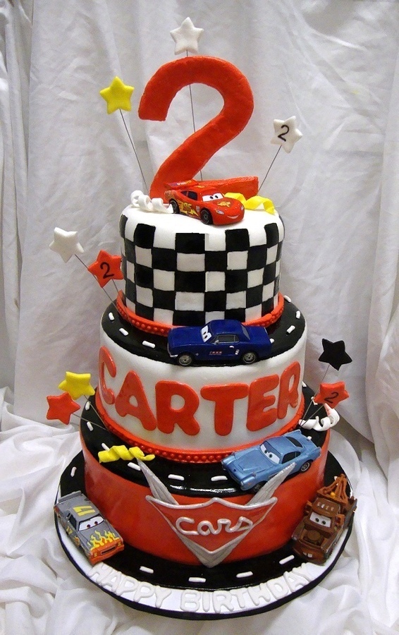 Cars 3 Birthday Cake