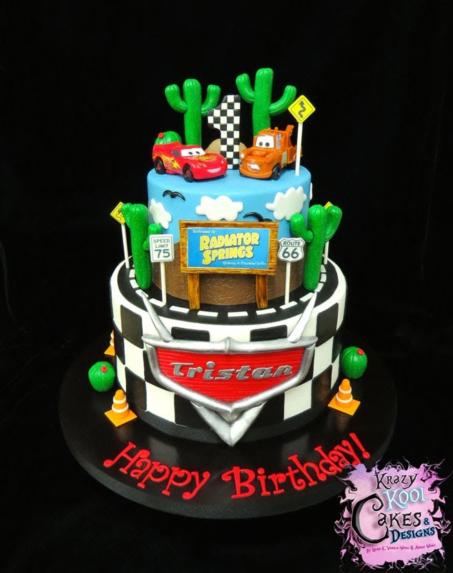 Cars Birthday Cake Cars Birthday Cake
