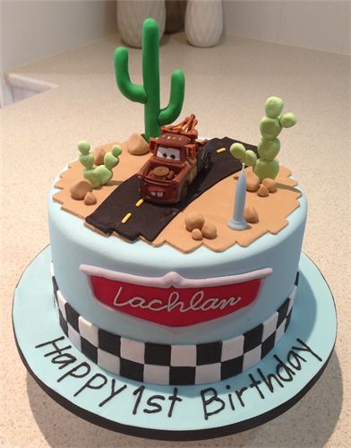 Cars Birthday Cake Cars Birthday Cake