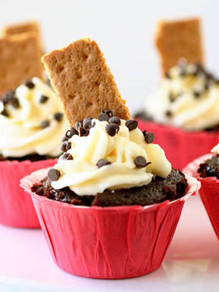 Chocolate Chip Cheesecake Cupcakes