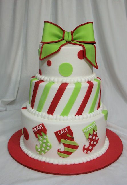 Christmas Baby Shower Cake Christmas Baby Shower Cake