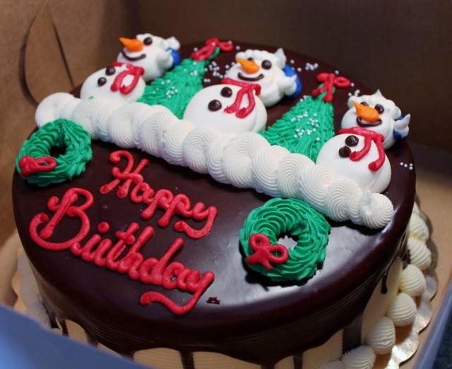 Christmas Birthday Cake Christmas Birthday Cake