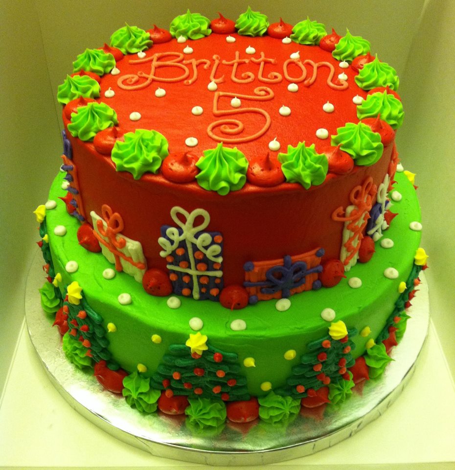Christmas Birthday Cake Christmas Birthday Cake