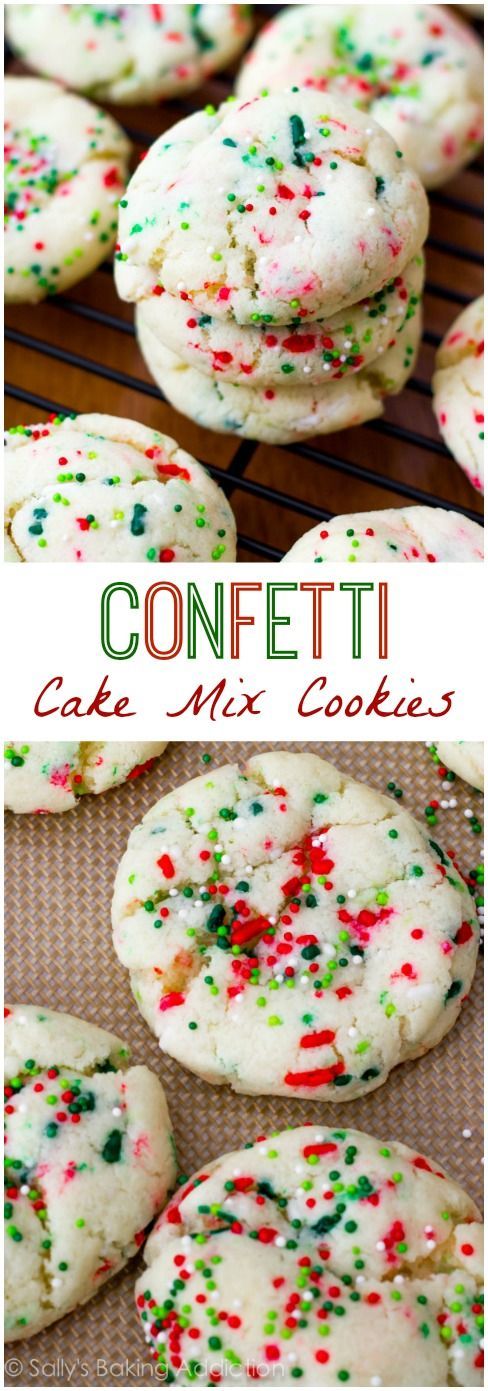 Christmas Cake Mix Cookies Christmas Cake Mix Cookies