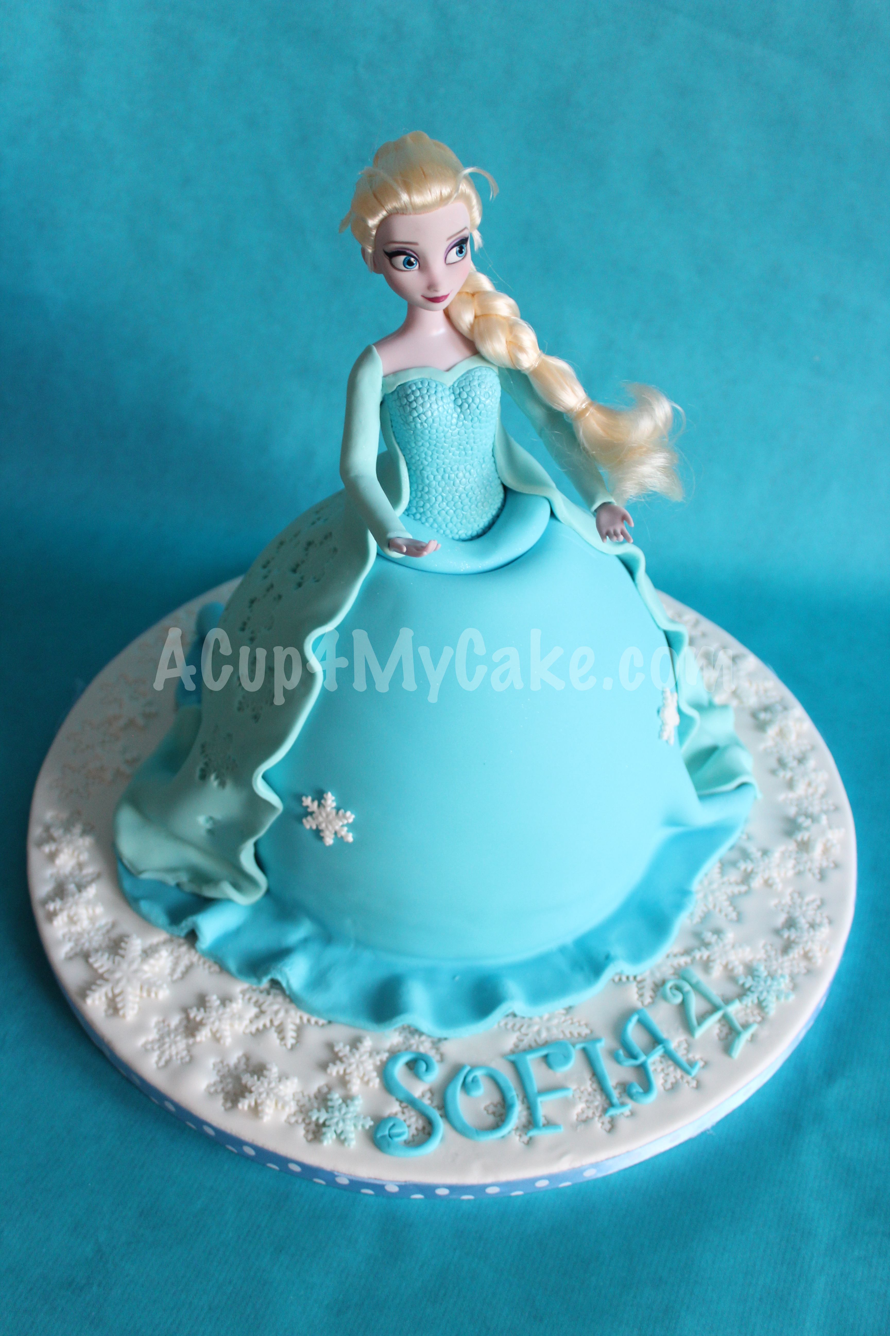 Cupcake Cake Princess Elsa Frozen Cupcake Cake Princess Elsa Frozen