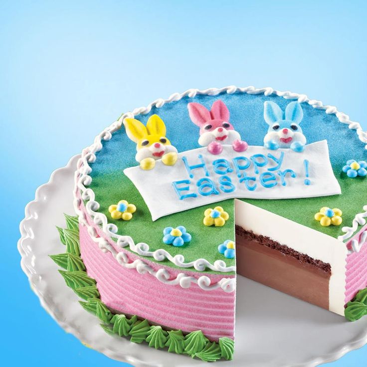 Dairy Queen Easter Bunny Cake