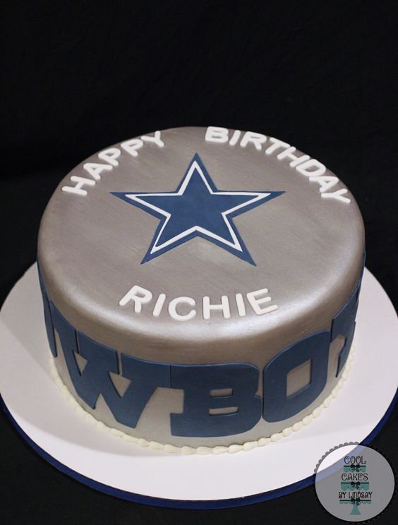 Dallas Cowboys Birthday Cake Dallas Cowboys Birthday Cake