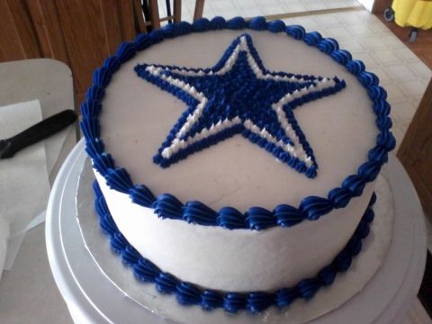 Dallas Cowboys Birthday Cake