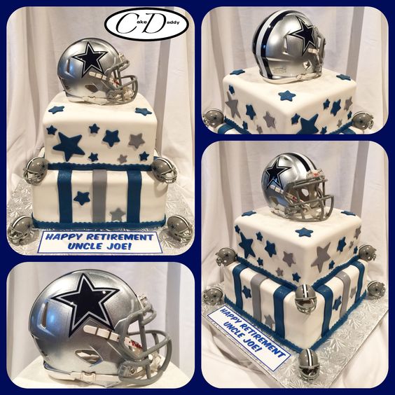 Dallas Cowboys Themed Birthday Cake