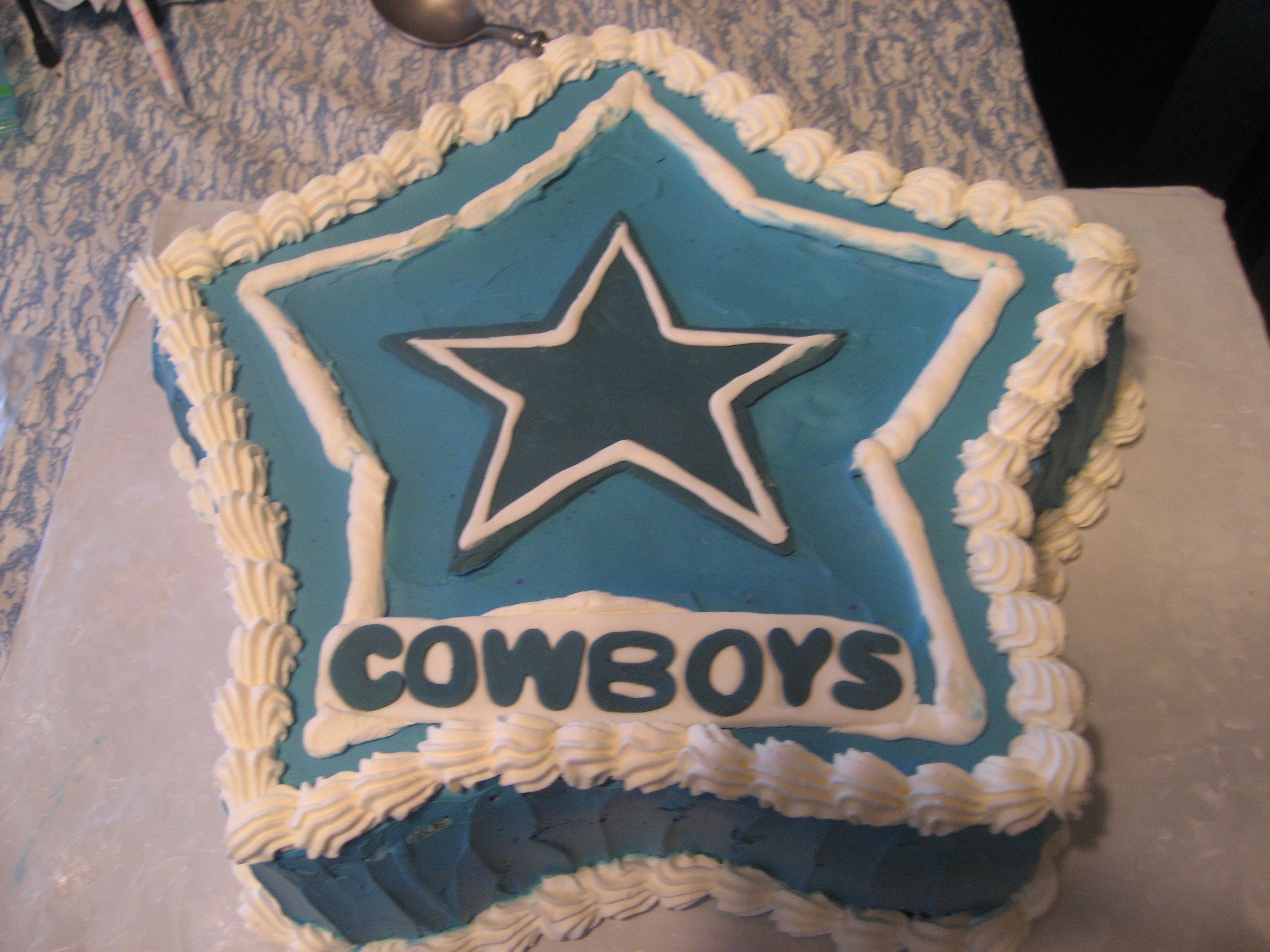 Dallas Cowboys Themed Cake
