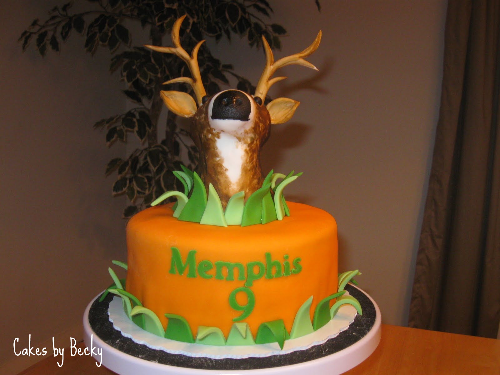 11 Hunting Theme Birthday Sheet Cakes Photo - Deer Hunting S