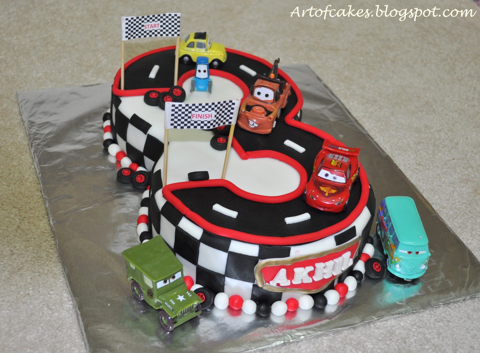 Disney Cars Cake 3