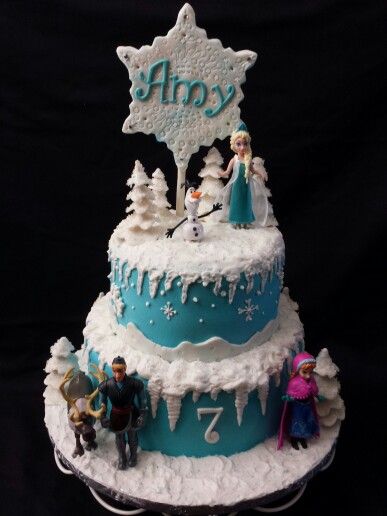 Disney Frozen Theme Cake Disney Frozen Theme Cake