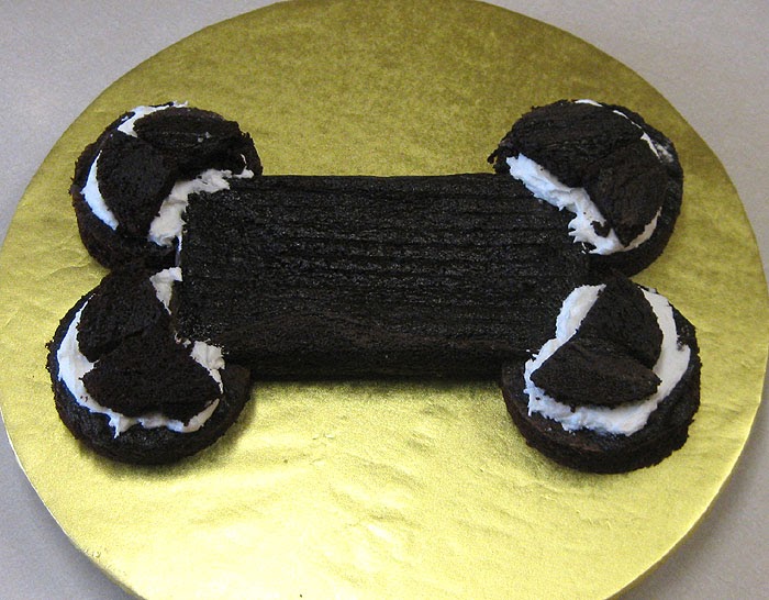 Dog Bone Cake Template Dog Bone Cake Template