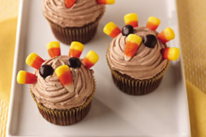 Easy Turkey Cupcakes