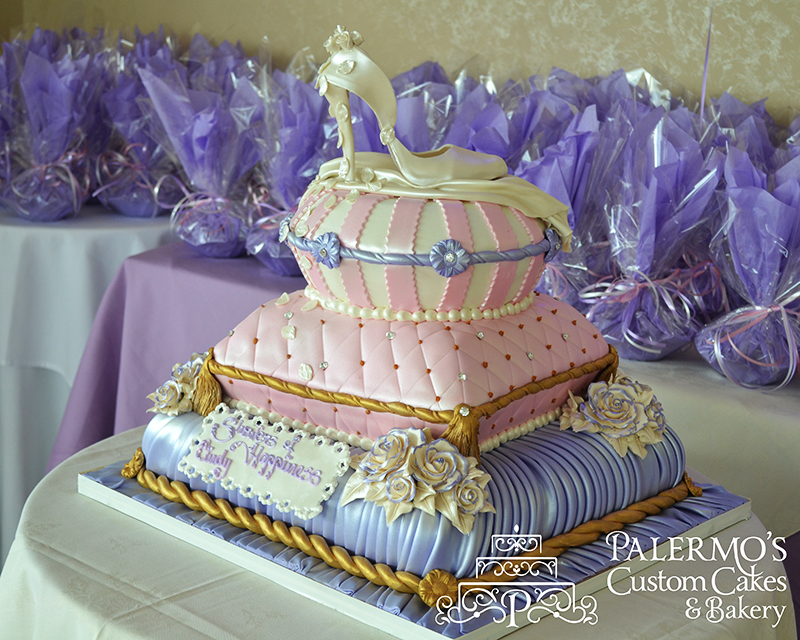 Elegant Princess Baby Shower Cakes