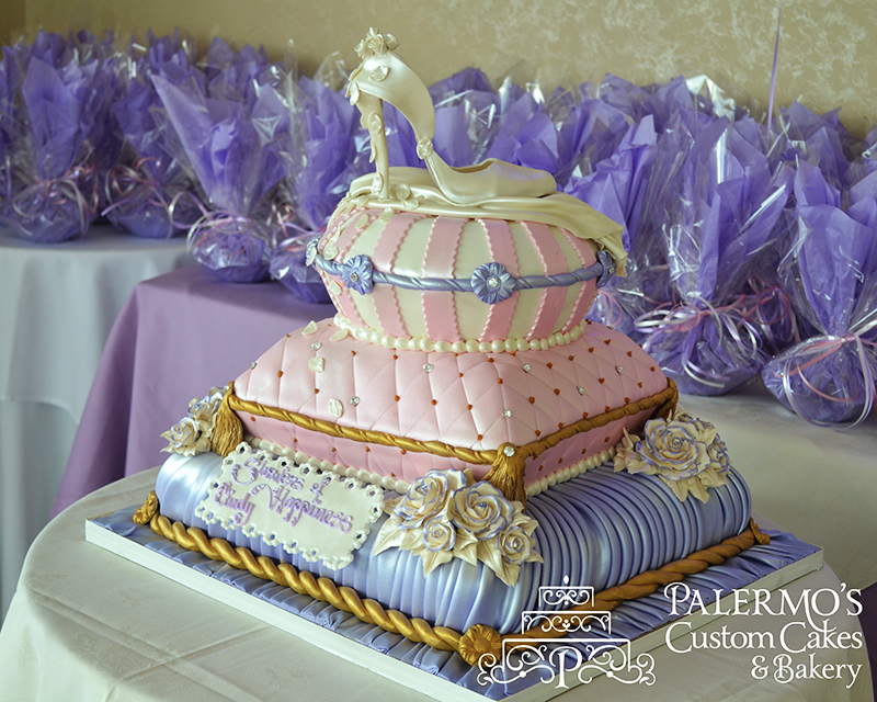 Elegant Princess Baby Shower Cakes Elegant Princess Baby Shower Cakes