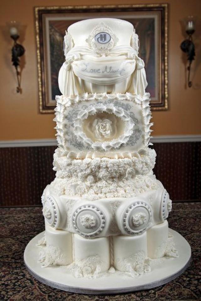 Elegant Square Wedding Cake Round Elegant Square Wedding Cake Round
