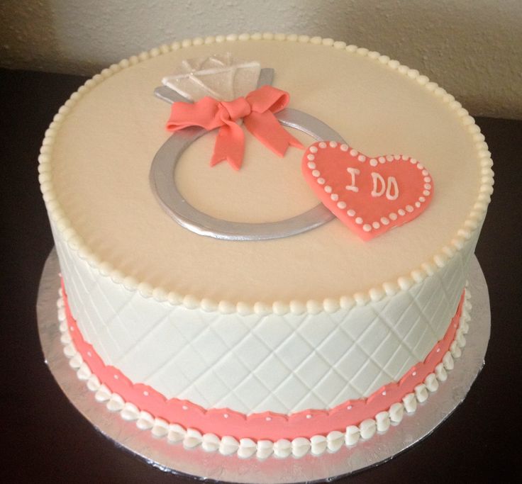 Engagement Cakes Ideas Designs