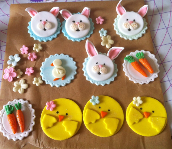 Fondant Cupcake Toppers Fondant Cupcake Toppers