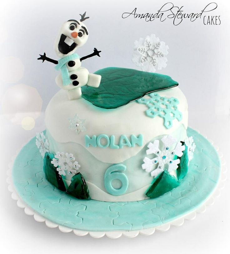 Frozen Movie Cake Frozen Movie Cake