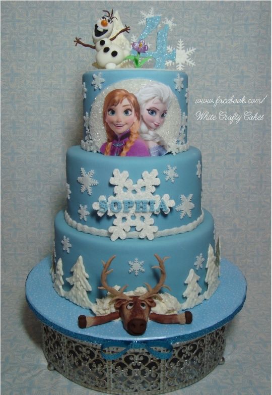 11 Photos of The Frozen Movie Theme Cakes 11 Photos of The Frozen Movie Theme Cakes