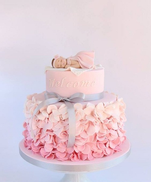 Girl Baby Shower Cake Girl Baby Shower Cake