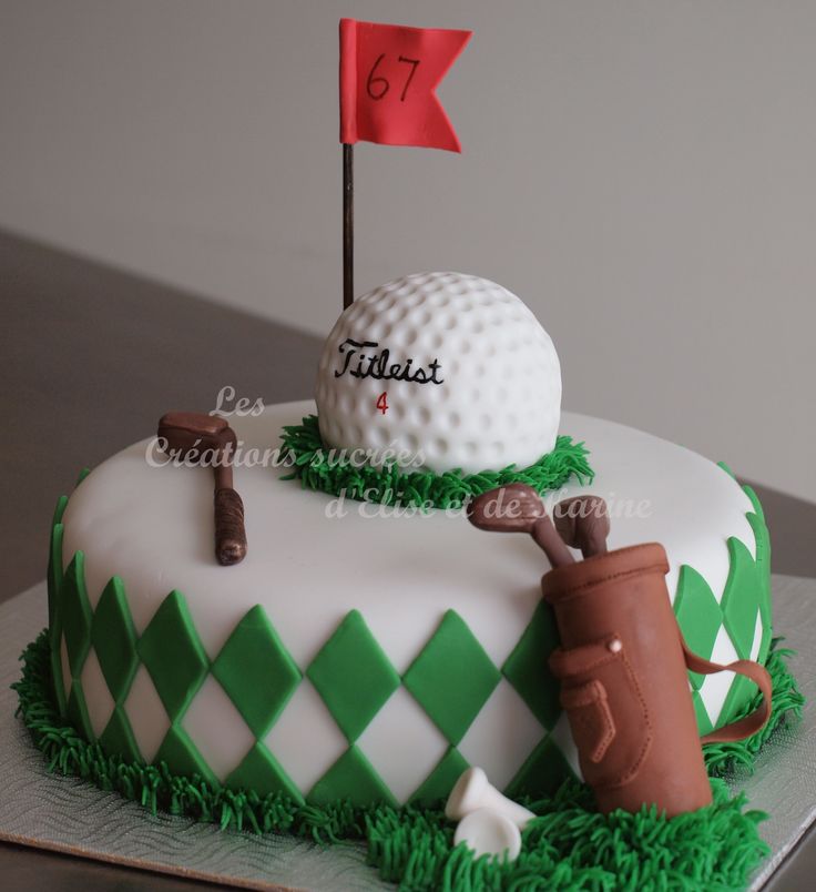 Golf Theme Birthday Cake Golf Theme Birthday Cake