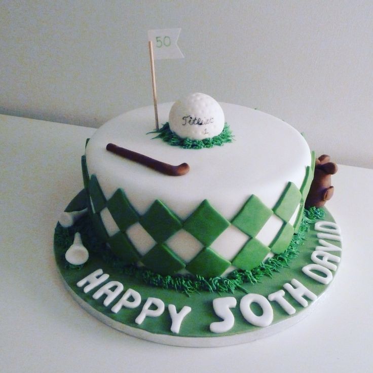 Golf Theme Birthday Cake Golf Theme Birthday Cake
