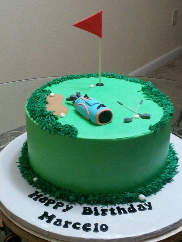 Golf Theme Cake Golf Theme Cake