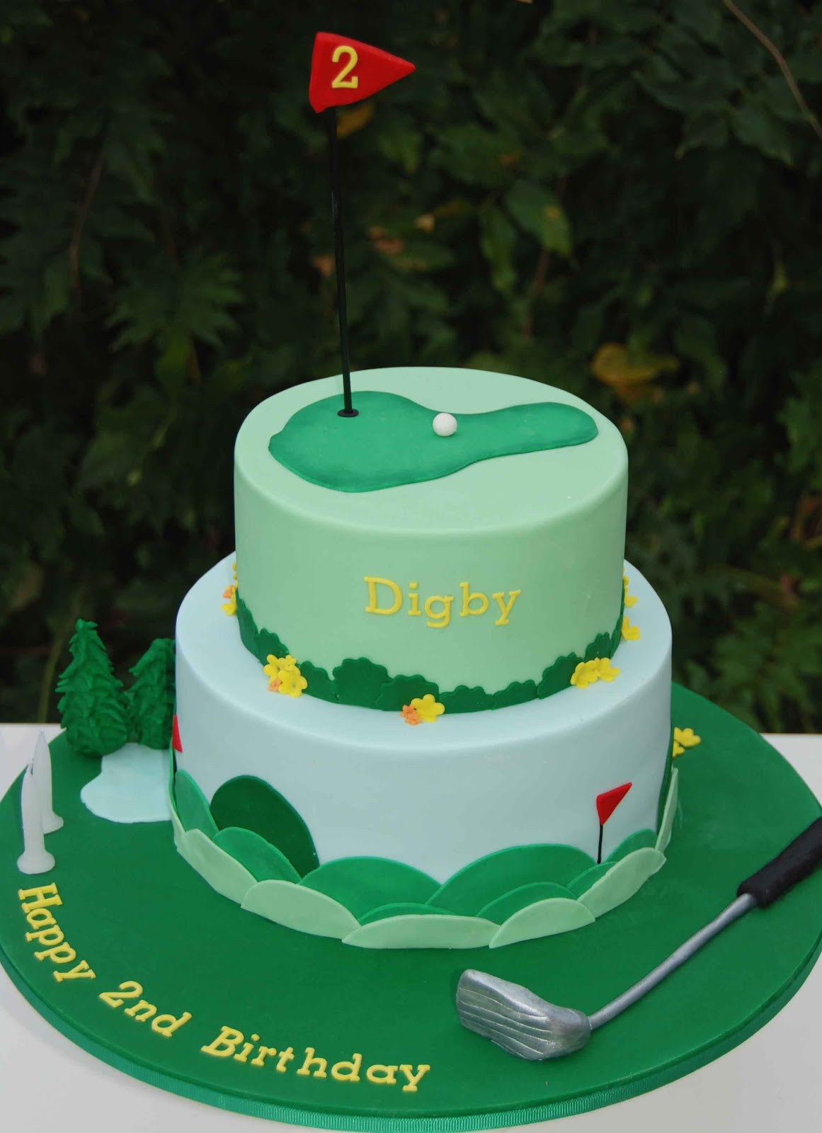 Golf Themed Cake Golf Themed Cake