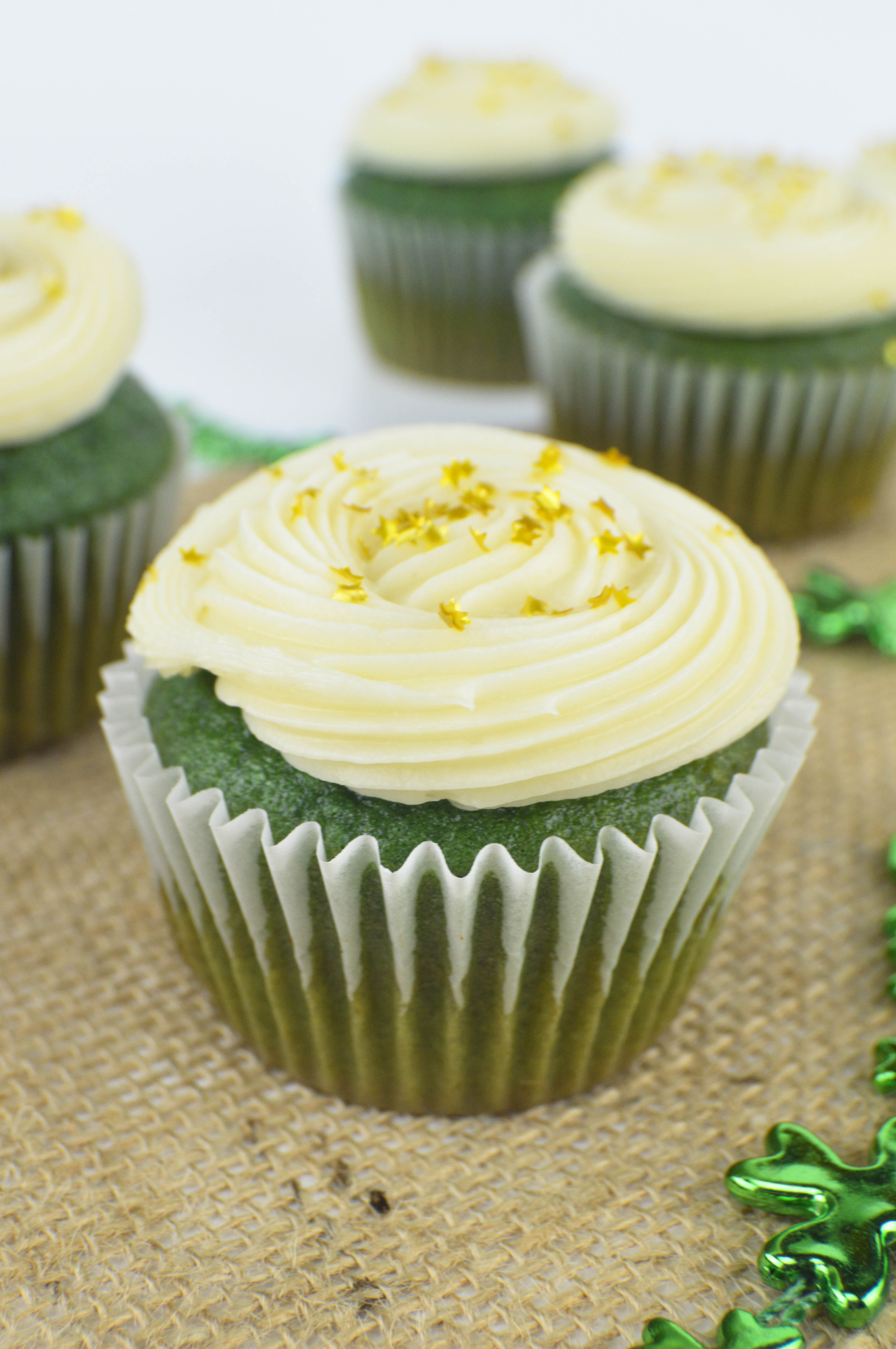 Green Velvet Cupcakes