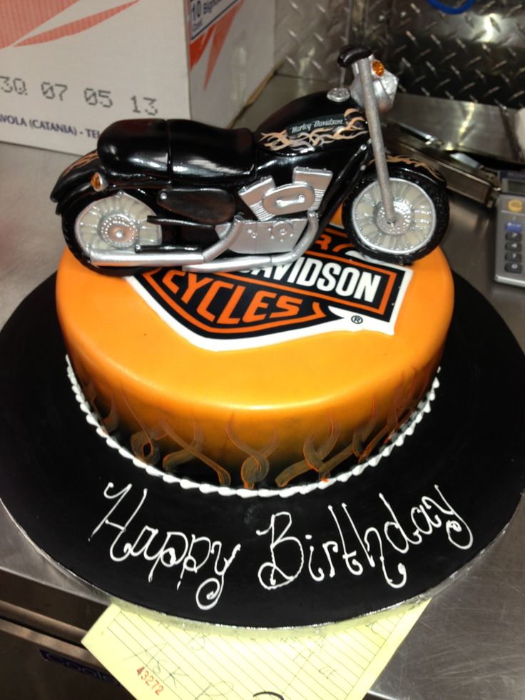Happy Birthday Motorcycle Cake Happy Birthday Motorcycle Cake