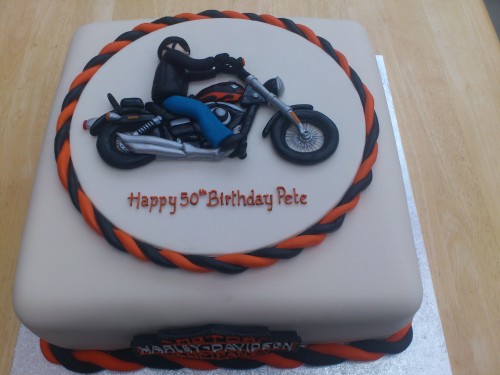Harley-Davidson Motorcycle Birthday Cake Harley-Davidson Motorcycle Birthday Cake