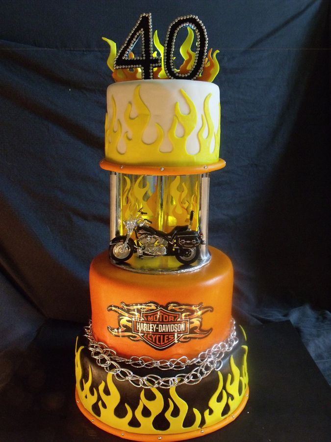 Harley-Davidson Motorcycle Birthday Cake Harley-Davidson Motorcycle Birthday Cake