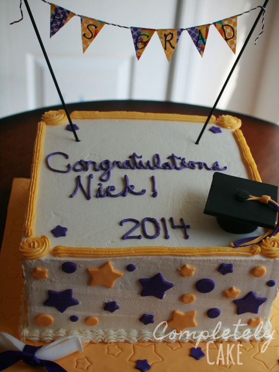 High School Graduation Cake