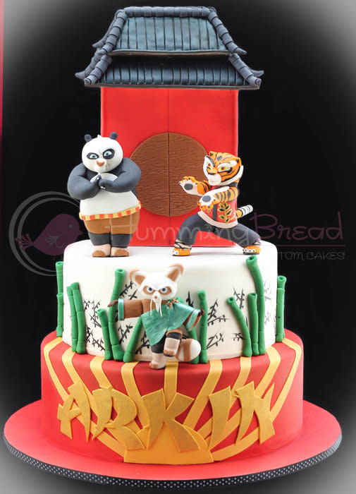 Kung Fu Panda Theme Birthday Cake Images Kung Fu Panda Theme Birthday Cake Images
