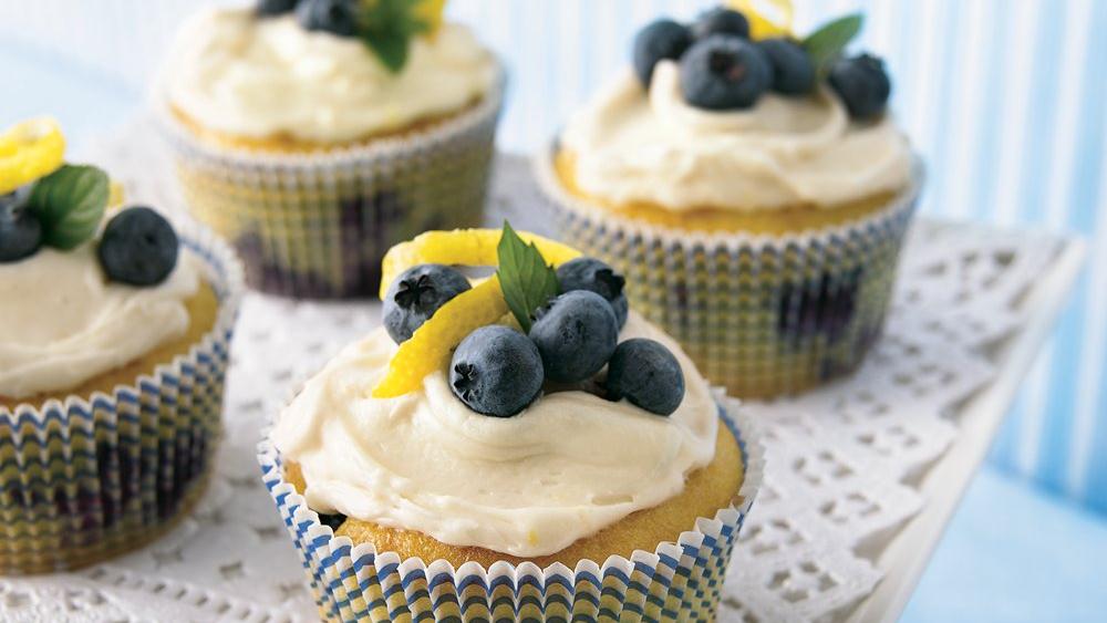 Lemon Blueberry Cupcakes Recipe