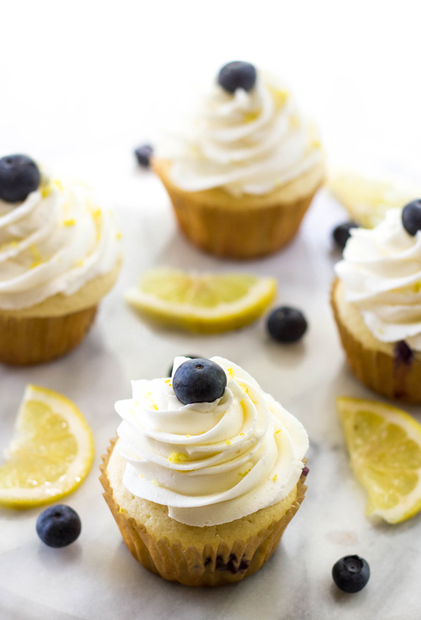 Lemon Blueberry Cupcakes