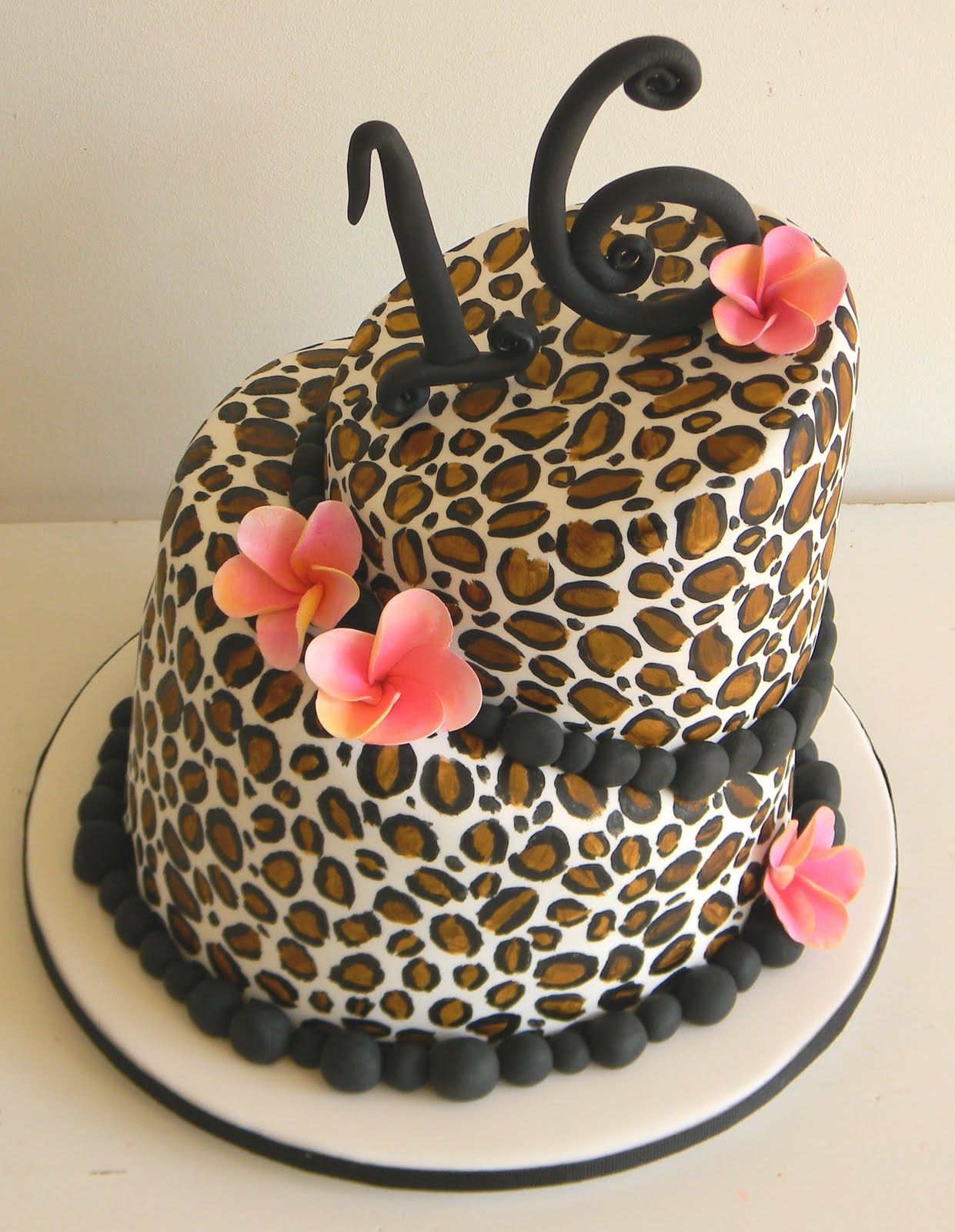 Leopard Print Cake