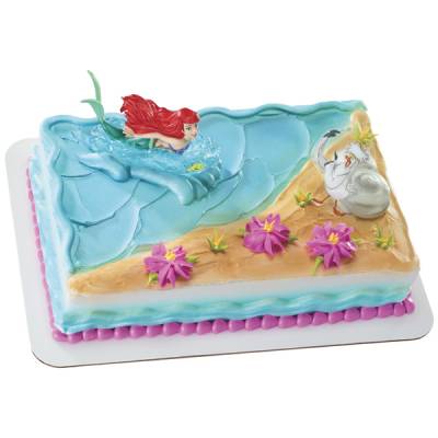 Little Mermaid and Scuttle Cake