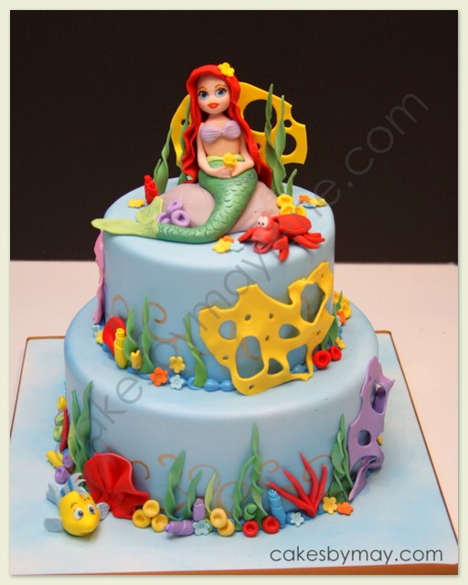 Little Mermaid Birthday Cake Little Mermaid Birthday Cake