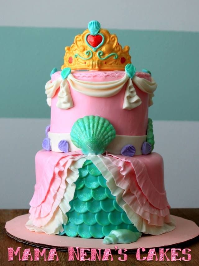 Little Mermaid Princess Cake