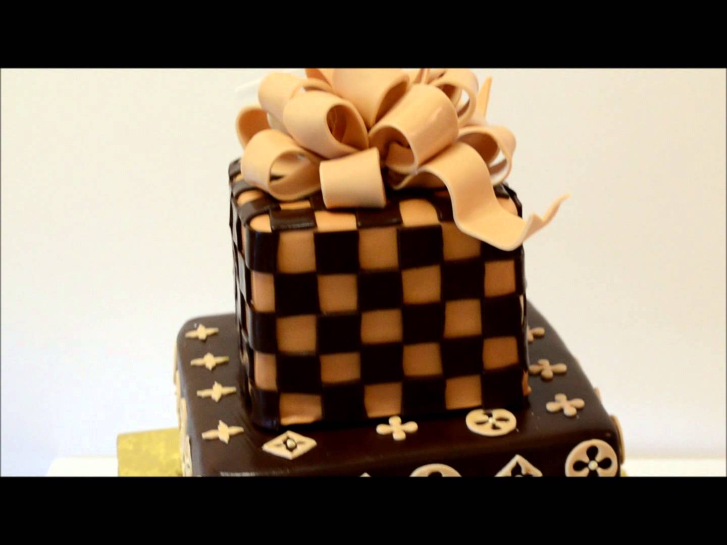Louis Vuitton Tiered Cake