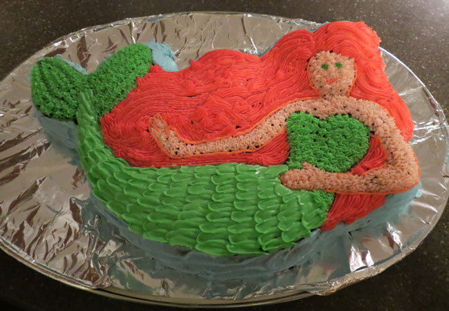 11 mermaid cakes made